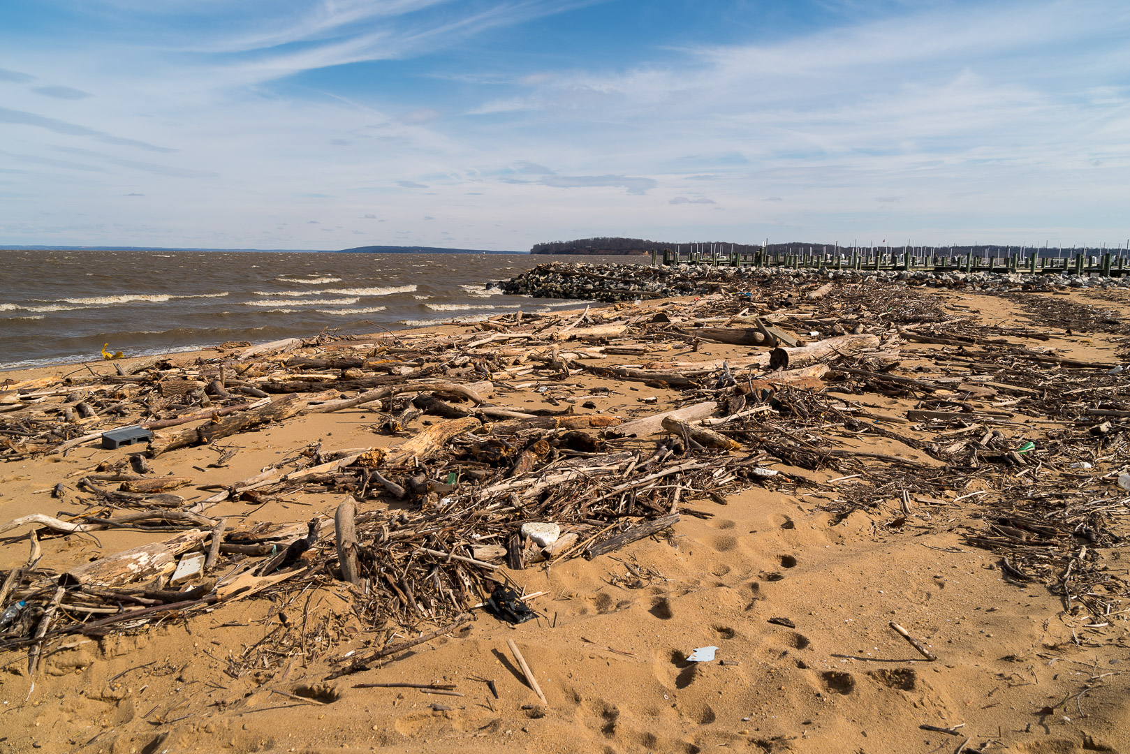 Delmarva Scene - Photograph by SG Atkinson: Betterton Beach After the Storm